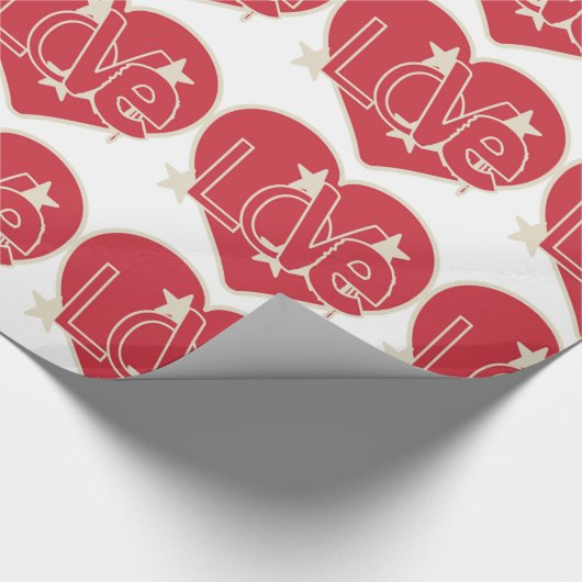 LOVE HEART CADEAUPAPIER (Hoek)
