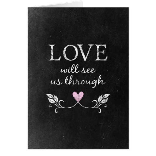 Love Heart Chalkboard (Voorkant)