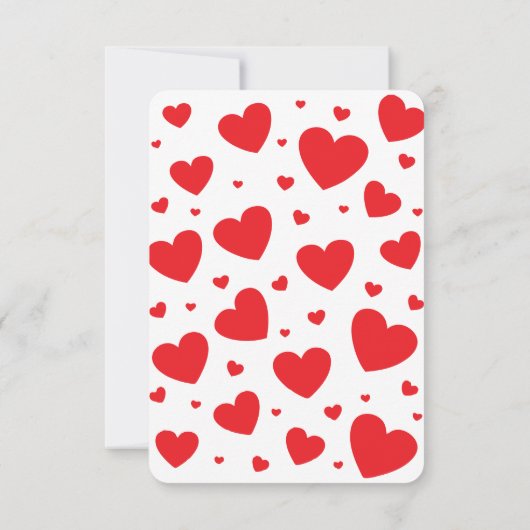 Love Heart Classroom Photo Valentijnsdag Bedankkaart (Achterkant)