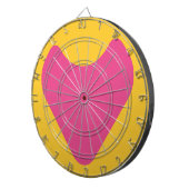 LOVE HEART COMBINATION COLORS BY MASANSER DARTBORD (Voorkant Rechts)