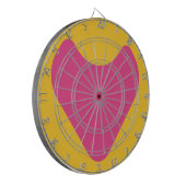 LOVE HEART COMBINATION COLORS BY MASANSER DARTBORD (Voorkant Links)