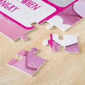 Love Heart Confetti als je boos bent Legpuzzel (Zijkant)