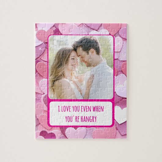 Love Heart Confetti als je boos bent Legpuzzel (Verticaal)