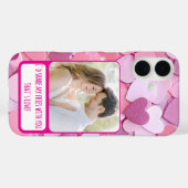 Love Heart Confetti Deel mijn frietjes Case-Mate iPhone Case (Achterkant (horizontaal))