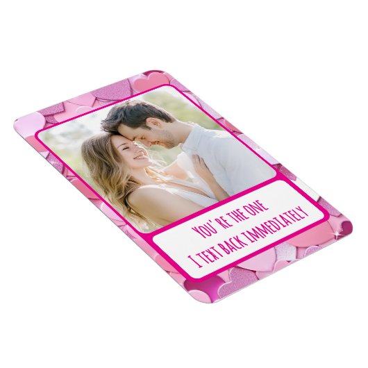 Love Heart Confetti I Text Back Flexible Magneet (Rechterzijde)