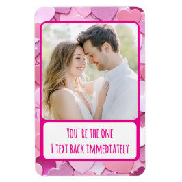 Love Heart Confetti I Text Back Flexible Magneet