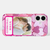 Love Heart Confetti Ik sms terug Case-Mate iPhone Case (Achterkant (horizontaal))