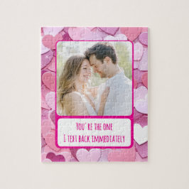 Love Heart Confetti Ik sms terug Legpuzzel