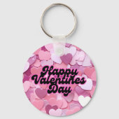 Love Heart Confetti Ik sms terug Sleutelhanger (Achterkant)