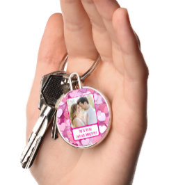 Love Heart Confetti Ik sms terug Sleutelhanger