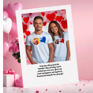 Love Heart Couple Fotobericht Valentijnse Kaart