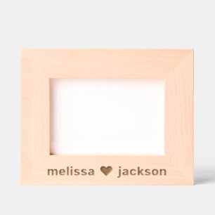 Love Heart Couples Namen Gegraveerde Lijstjes