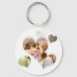 Love Heart Cute Custom Fotogiften Sleutelhanger
