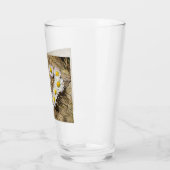 Love Heart Daisies Glas (Links)