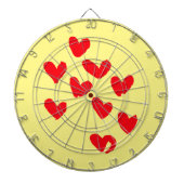 Love Heart Dartboard Dartbord (Voorkant)