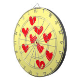 Love Heart Dartboard Dartbord (Voorkant Rechts)