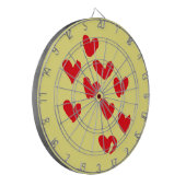 Love Heart Dartboard Dartbord (Voorkant Links)