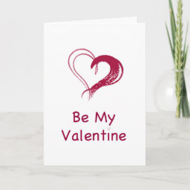 Love Heart Doodle Valentijnsdag Kaart