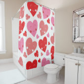Love Heart Douchegordijn (In situ)