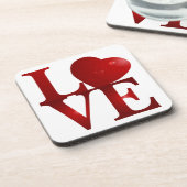Love Heart Drankjes Onderzetter (Linkerzijde)