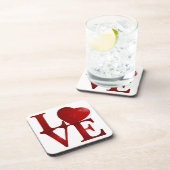 Love Heart Drankjes Onderzetter (Rechterzijde)