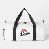 Love Heart Duffle Bag Plunjezak (Achterkant)