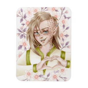 Love Heart Elf Magneet