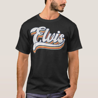 Love Heart Elvis Name Personalized GrungeVintage S T-shirt