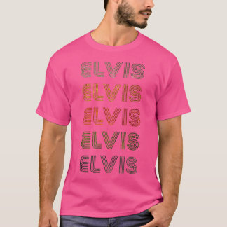 Love Heart Elvis T-shirt Grunge Vintage Style Blac