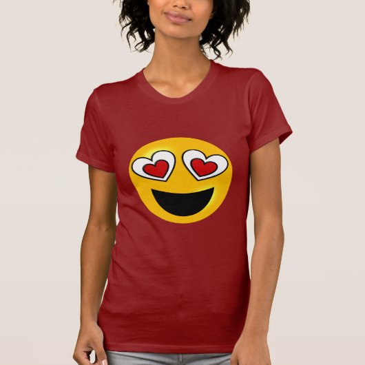 Love Heart Emoji T-shirt (Voorkant)