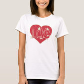 Love Heart en Stars T-shirt (Voorkant)