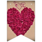 Love Heart  Engagement Party Vlaggetjes (Derde vlag)