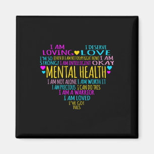 Love Heart Facts Mental Health Awareness Supporter Magneet