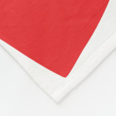 Love Heart Fleece Deken (Hoek)