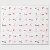 Love Heart Flower inpakpapier (Vlak)