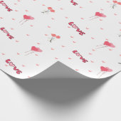 Love Heart Flower inpakpapier (Hoek)