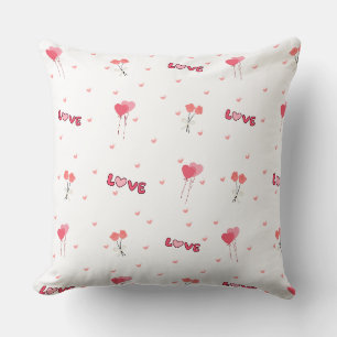 Love Heart Flower Sierkussen