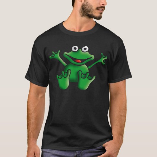 love heart frog t-shirt (Voorkant)