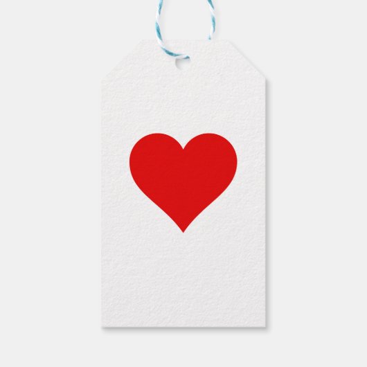 Love - Heart Gift Label Cadeaulabel (Achterkant)