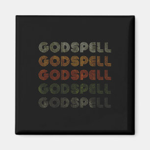 Love Heart Godspell T-shirt Grunge Style Zwart Magneet