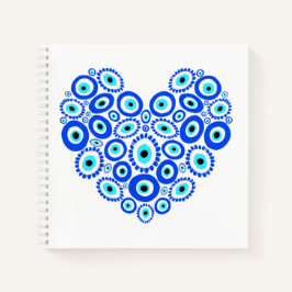 Love Heart Greek Eyes Notitieboek