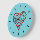 Love Heart Grote Klok (Hoek)