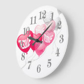 Love Heart Grote Klok (Hoek)