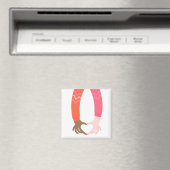 Love Heart Hands Inspirerend kunst Magneet (Insitu (Vaatwasser))