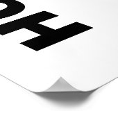 Love Heart Hockey Poster (Hoek)