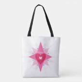 Love Heart Illustration Heart Love Grateful Tas (Achterkant)