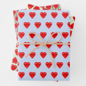 Love Heart Inpakpapier Vel (In situ)