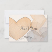 Love Heart Ivory Script Wedding