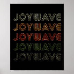 Love Heart Joywave T-shirt Grunge Style Zwart Poster