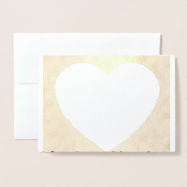 Love Heart Keepsake Memory Pink Destiny's Folie Kaarten